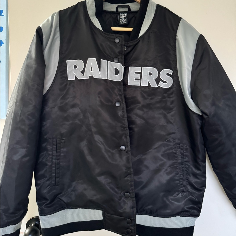 Raiders women’s bomber size Medium